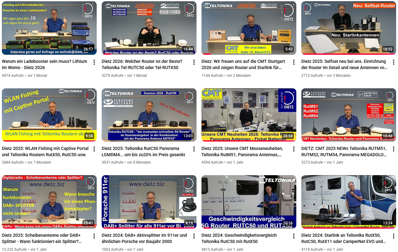 Zu unseren Youtubefilmen